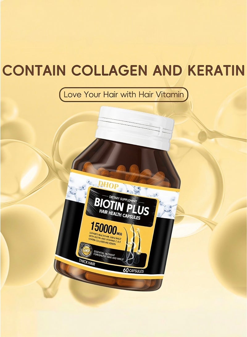 DHOP Hair Vitamins Biotin Plushair Growth Capsules - Image 4