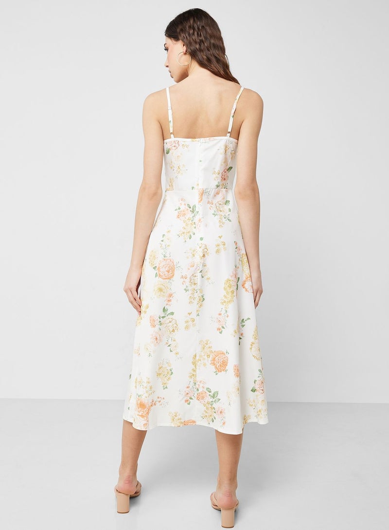 جينجر فستان بطبعة زهور - Image 2