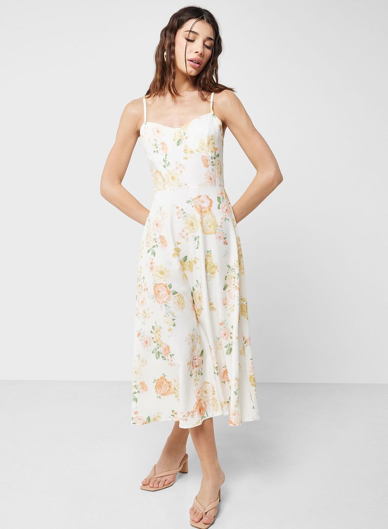 جينجر فستان بطبعة زهور - Image 4