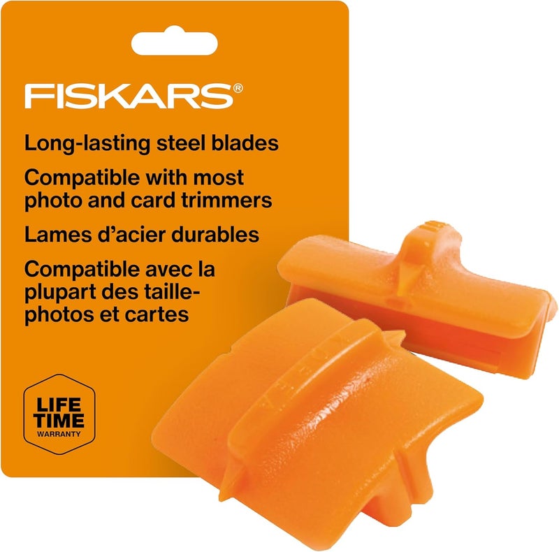 Fiskars 195960-1001 Trimmer Cutting Replacement Blades Style G, Orange 2.5 x 2.5 x 1.47 cm - Image 1