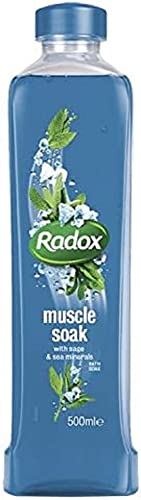 Radox Feel Good Fragrance Muscle Bath Soak Blue 500ml - Image 1