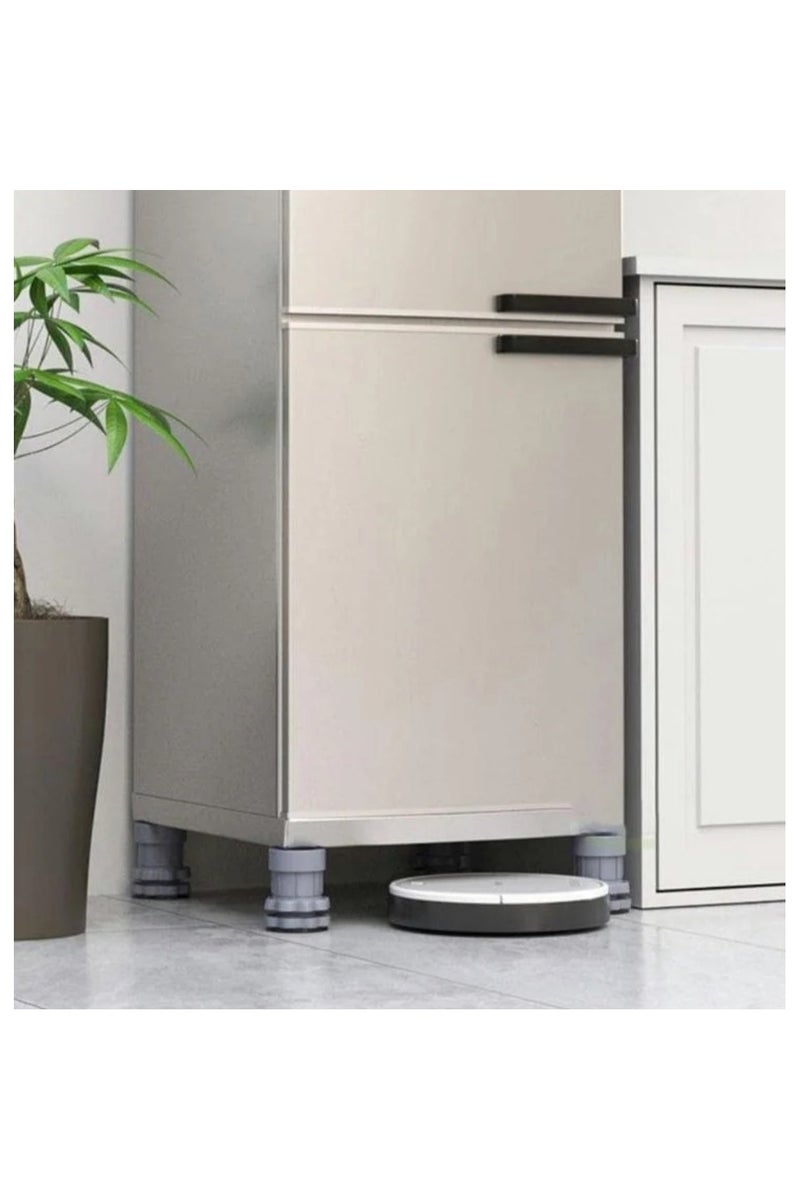 Washing Machine Support, Adjustable Height Anti Vibration Pad, High Load Bearing Noise Cancelling, for Flip Washing Machine Refrigerator 4 PCS - Image 2