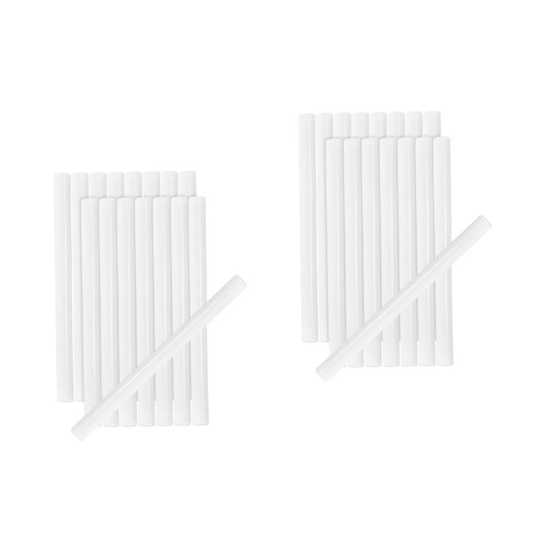 White Hot Melt Glue Sticks 48pcs High Viscosity for Crafting Repair and Bonding - Image 2