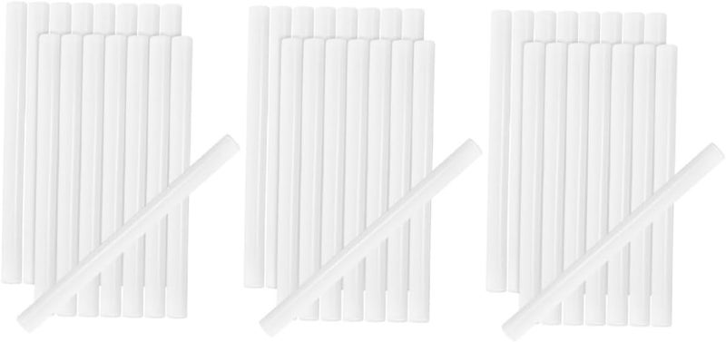 White Hot Melt Glue Sticks 48pcs High Viscosity for Crafting Repair and Bonding - Image 1