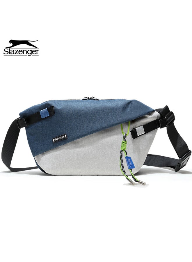 Slazenger Crossbody Bag, Large Capacity Messenger Shoulder Bag For Men, Phone Waist Pack, Cross-shoulder Chest Bag, Cycling Casual Sports Small Backpack - Image 1