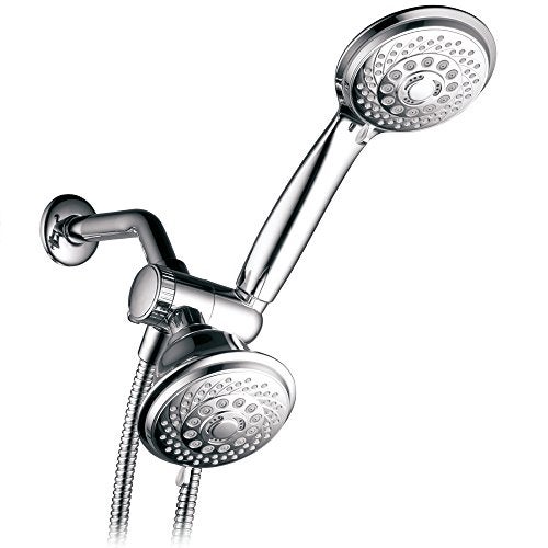 Hotel Spa HotelSpa Luxury 30-Setting 3-Way Shower Combo, Chrome, 5 ft - Image 1