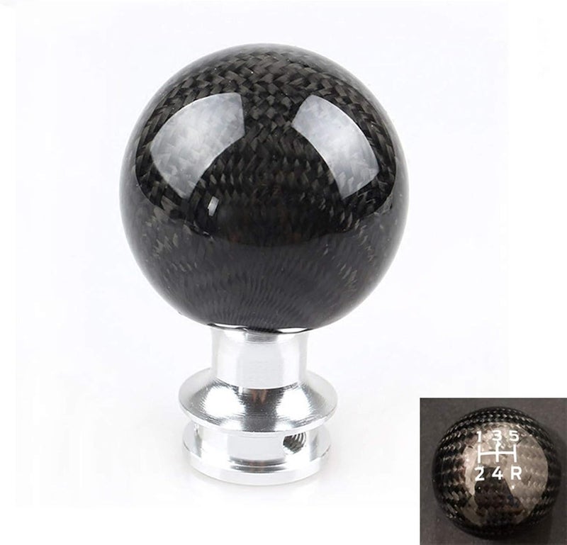 Vuzmode Carbon Fiber Aluminum 5 Speed Manual Gear Shift Knob - Image 2