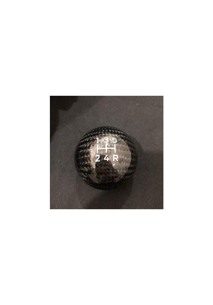 Vuzmode Carbon Fiber Aluminum 5 Speed Manual Gear Shift Knob - Image 3