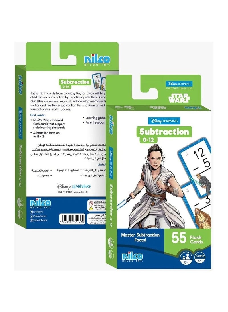 Nilco Learning Flash Cards – Starwars Subtraction 