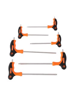 LAWAZIM Torx Screwdriver Set-6 Piece- Durable T Handle Screwdriver Kit with Double Head & Ergonomic Anti-Slip Grip-for Automotive Repair Furniture and Electronics Assembly Home Improvement Maintenance  - Image 2