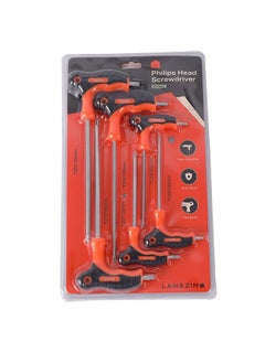 LAWAZIM Torx Screwdriver Set-6 Piece- Durable T Handle Screwdriver Kit with Double Head & Ergonomic Anti-Slip Grip-for Automotive Repair Furniture and Electronics Assembly Home Improvement Maintenance  - Image 5
