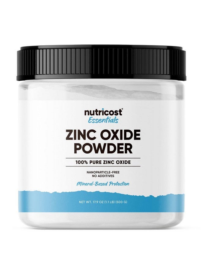 Nutricost Zinc Oxide Powder (500 Grams) 100% Pure, No additives - Vegan, Non-GMO, Nutricost Essentials - Image 1