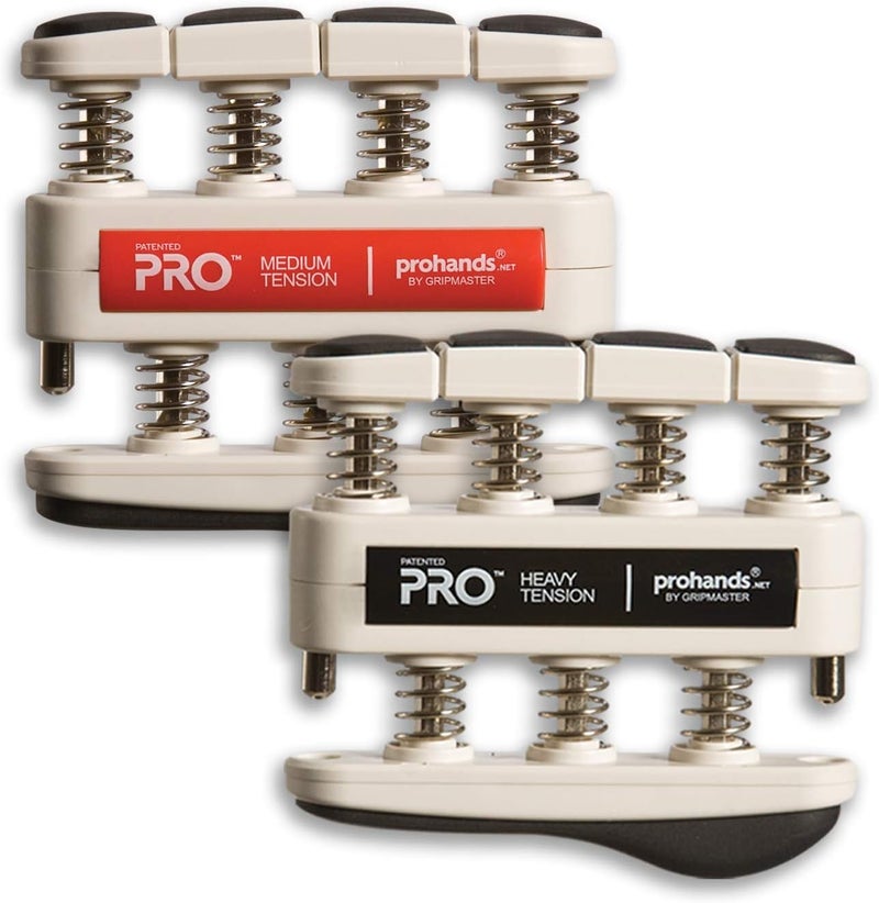Prohands PRO Hand Exerciser, Finger Exerciser (Hand Grip Strengthener), Spring-Loaded, Finger-Piston System, Isolate and Exercise Each Finger - Image 1