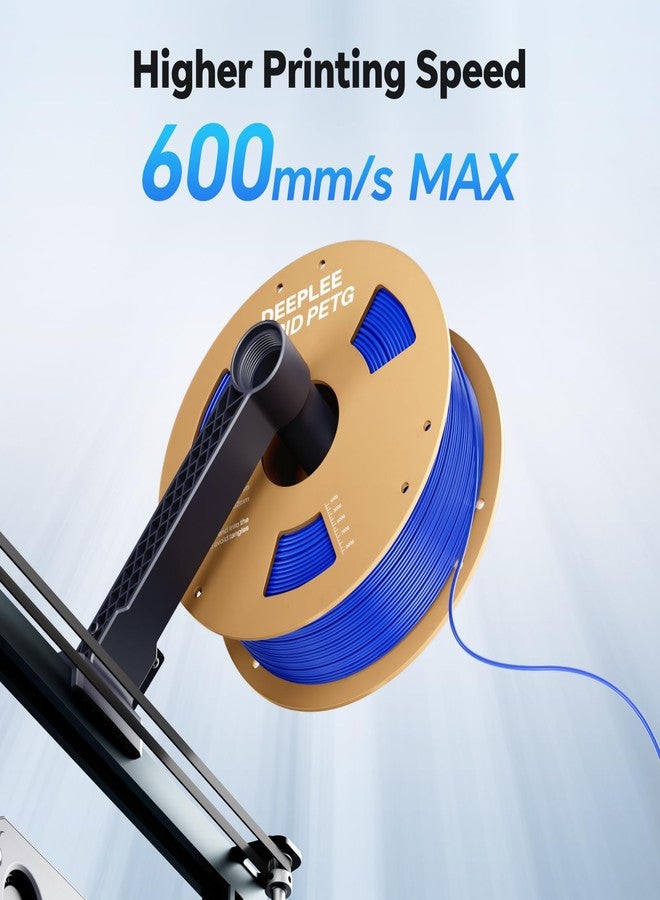 DEEPLEE Rapid PETG Filament 1.75mm, High Speed PETG 3D Printer Filament Up to 600 mm/s, Dimensional Accuracy +/- 0.02 mm, Fits for Most FDM 3D Printers, 1kg Black - Image 2