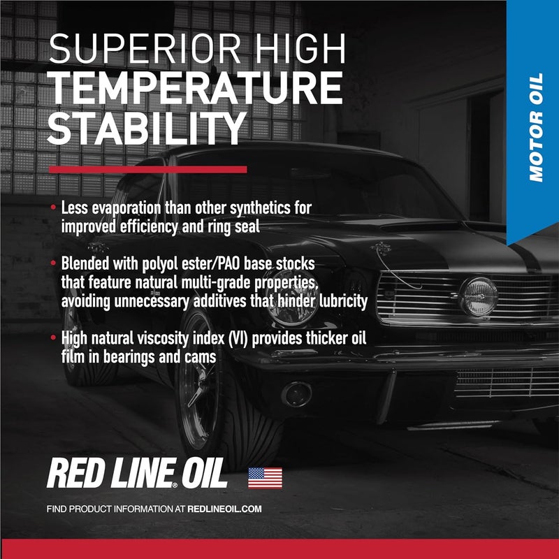 Red Line زيت محرك صناعي بالكامل 0W30 من ريد لاين 11115 سعة 1 جالون - Image 5