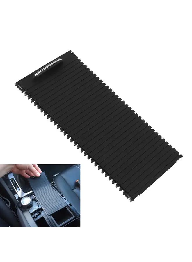 Black Center Console Roller Blind Cover Compatible with C E S204 W204 A207 Models - Image 1