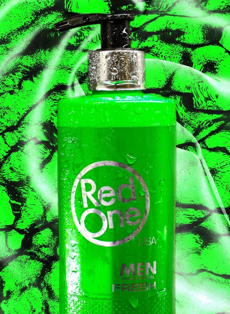 Redone Face Fresh After Shave Cream Cologne Clear – 400ml | Soothing Post-Shave Care | Long-Lasting Freshness - Image 4