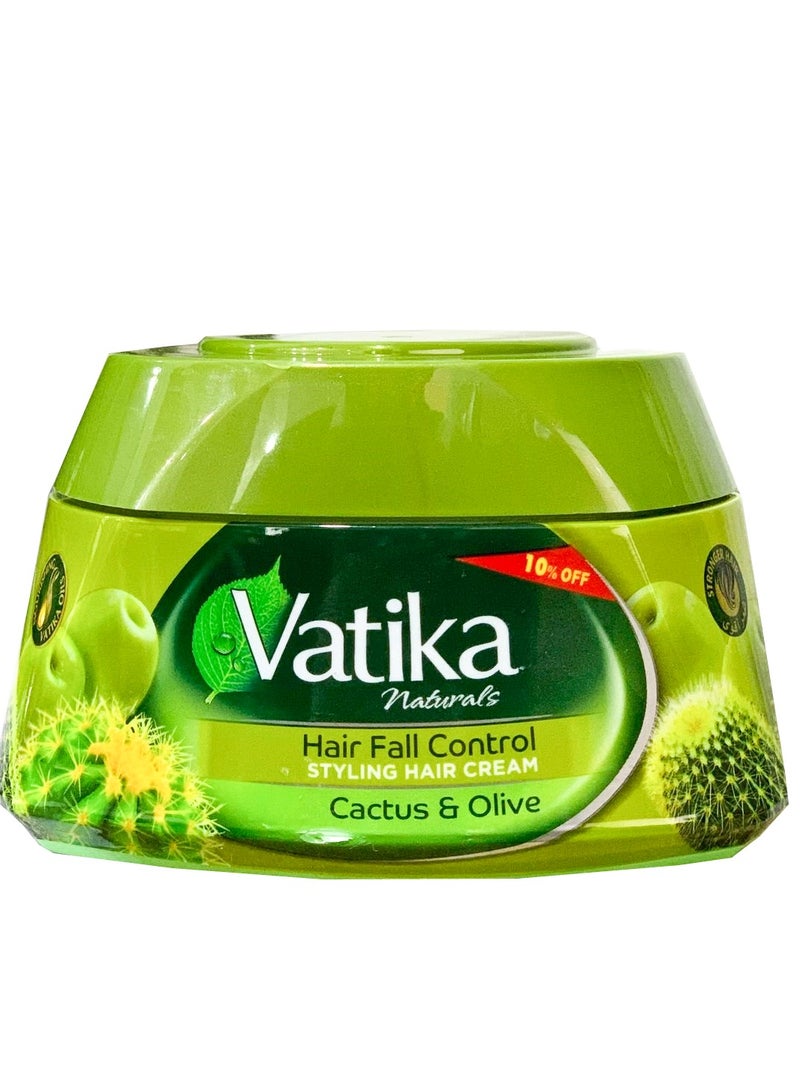 فاتيكا كريم تصفيف الشعر ناتشورالز للتحكم في تساقط الشعر بالصبار والزيتون 190 مل - Image 1