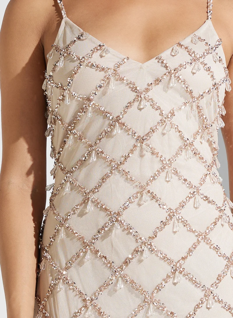 Namshi x Beaded Evening Dress