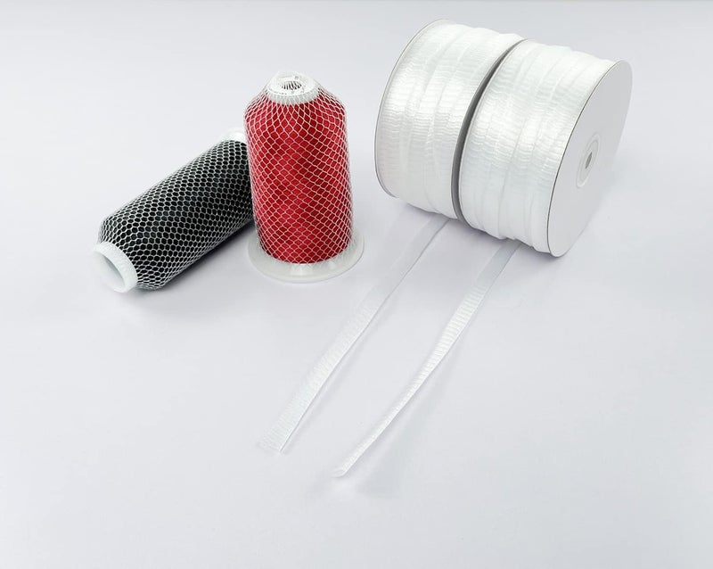 wennuo 40Yards 1cm Wide Thread Net Spool Saver for Different Sizes of Embroidery Sewing Quilting and Serger Thread Spools/Cones (40Yards) - Image 2