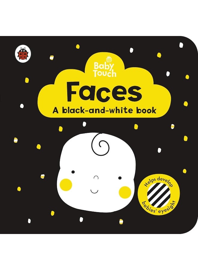 Baby Touch: Faces: a black-and white-book  - Image 1