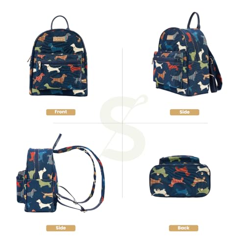 Signare Tapestry Women Backpack Rucksack Casual Daypack With Dachshund Dog (DAPK-DACH) - Image 2