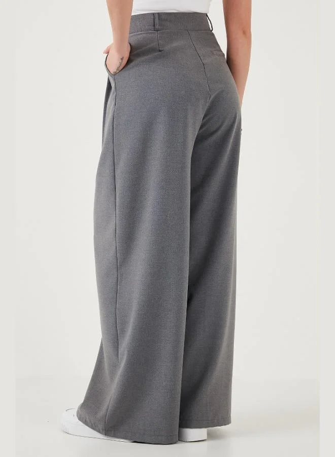 Lela  Lela Wide Leg High Waist Wide Leg Palazzo Pants Women's PANTS 5866290 for Women | Best Price UAE