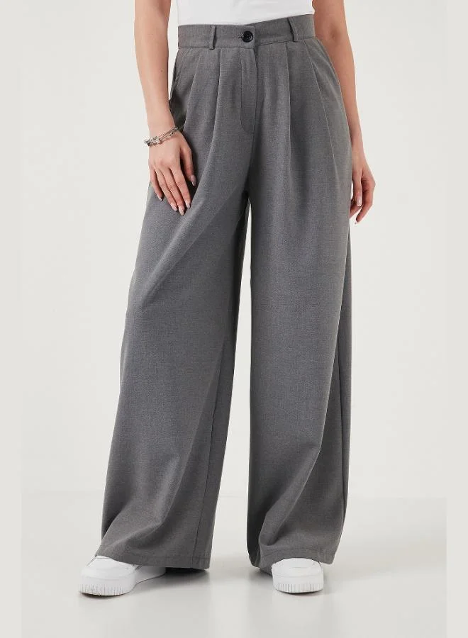 Lela  Lela Wide Leg High Waist Wide Leg Palazzo Pants Women's PANTS 5866290 for Women | Best Price UAE