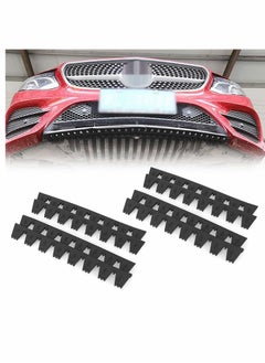 Universal Front Bumper Scrape Guard Anti-Skid Protector, for Car SUV Lowered Cars, DIY Protector kit, Provides Chassis Protection 8Pcs (Black)