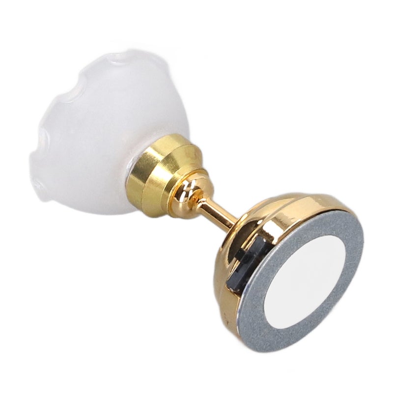 1:12 Scale Dollhouse Dome Light Exquisite Vintage Flower Design - Wireless Battery Powered Dollhouse LED Light for Dollhouse DIY Living Room Bedroom Balcony Decoration - Image 5