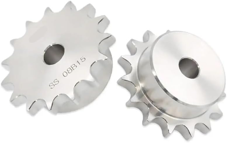 Pinion Gear Set,Motor Gear Teeth, 1Pcs 10-25 Tooth Stainless Steel 08B Chain Drive Sprocket Chain Gear Pitch 12.7mm(12 Teeth) - Image 2
