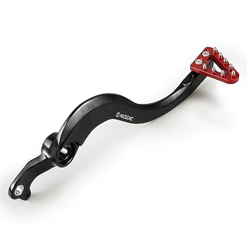 NICECNC Red Forged Adjustable Brake Pedal Tip Compatible with Honda CRF250R 20042024 CRF450R 20052024 CRF250RX 20192024 CRF450RX 20172024 See Fitment - Image 1