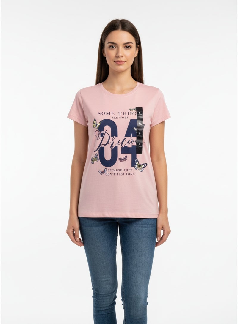 general T-SHIRT BODICE/NAINA LADIES PRINT S/S SV/HT-LT 111 - Image 2