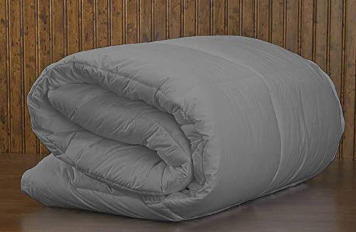 Homespun Microfiber 400 TC Quilt (Single_Grey) - Image 3