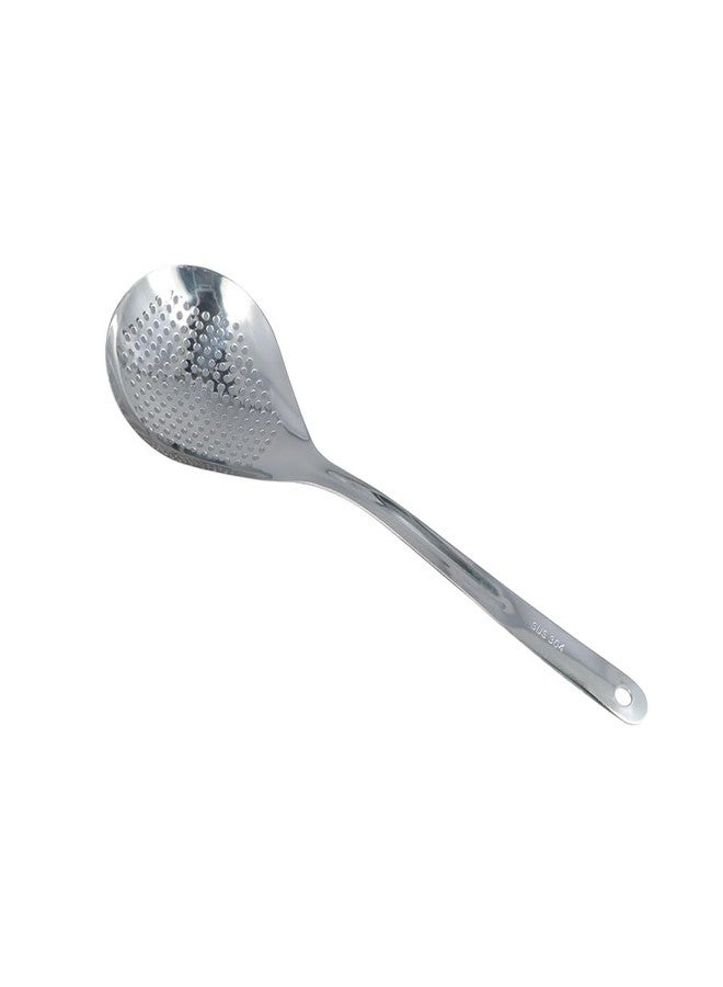 Pokinge Skimmer Slotted Spoon Stainless Steel Skimmer Colander Kitchen Strainer Ladle with Long Handle for Kitchen Cooking and Frying Draining - Image 1
