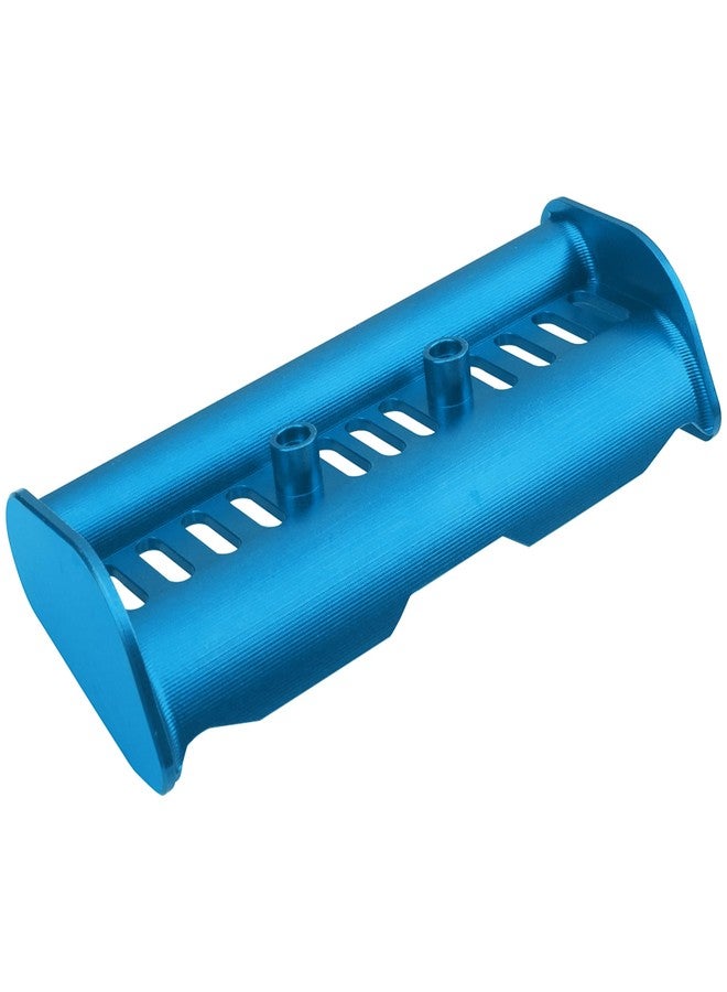 Vgoohobby Metal Tail Wing Rear Spoiler Upgrade Parts Compatible with Hyper Go H14BM H16BM MJX 14209 14210 16207 16208 16209 16210 H16 M162 1/14 1/16 RC Car (Blue) - Image 2