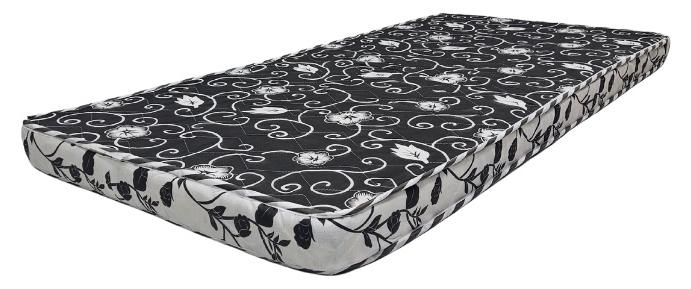 SMART HOME Single Bed Foam Mattress – Comfortable and lightweight for sleeping and entertaining – Soft microfiber fabric – 190x90x10 cm – Elegant design – Easy to store, suitable for children and adults - Image 1