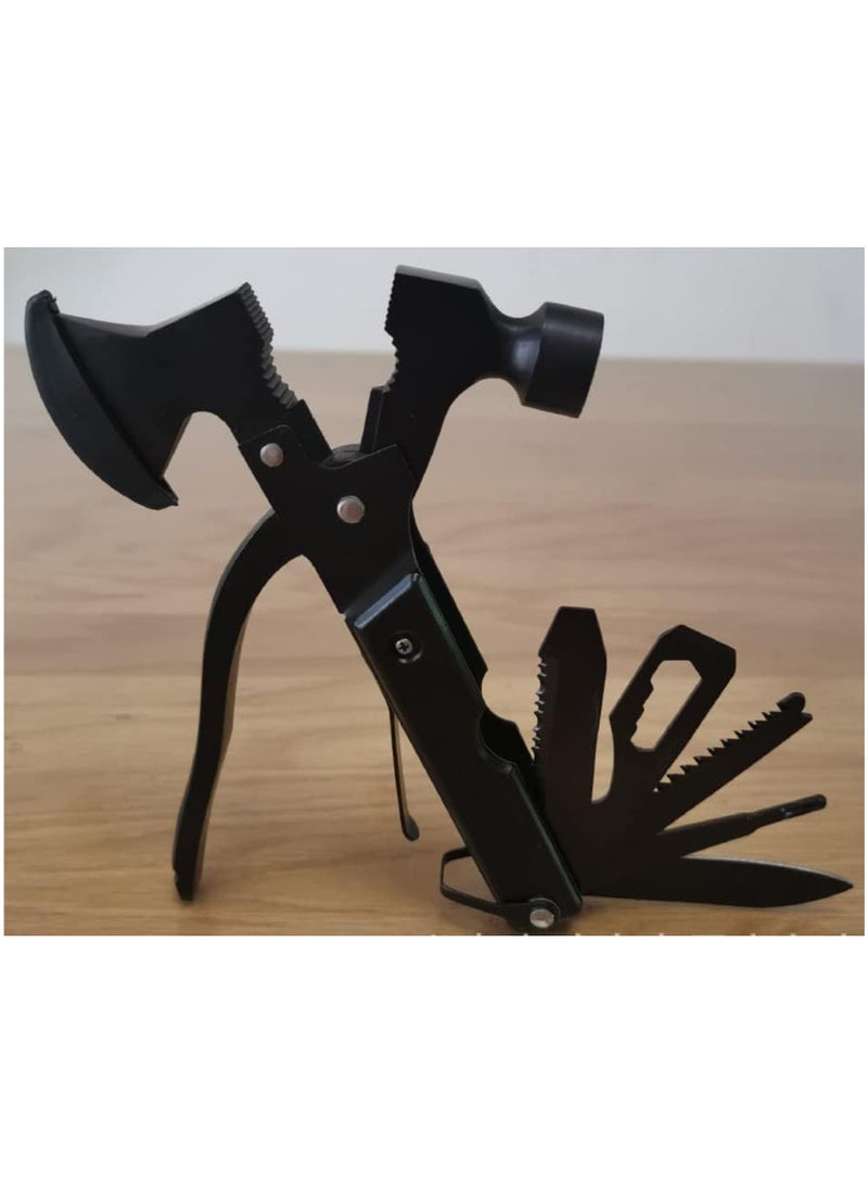Rock Pow 14 in 1 Multi Tool Survival Gear Hammer With Axe Military Grade Tactical Camping Accessories For Men,Father and Husband  - Image 5