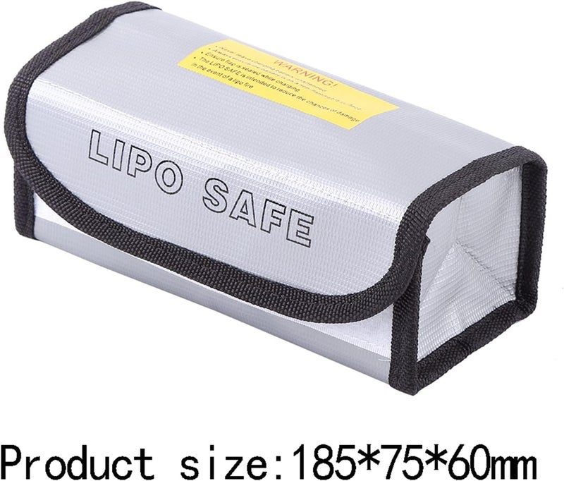 Guard High Temperature Battery Safe Sack Radiation Protection 1 Pc for Charging Silver - Image 3