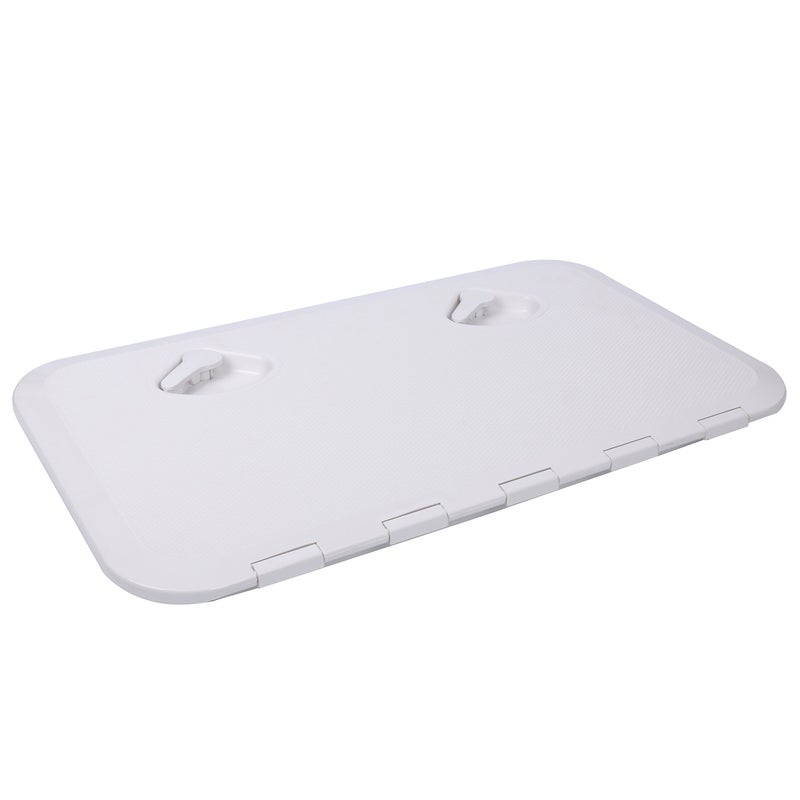 Amarine Made Boat Hatch 24" X 14", 180 Degree Lid Hinge Boat Deck Hatch, Marine Hatch with Non Slip Surface, Sturdy Construction Boat Access Hatch & Lid, Weatherproof and Easy to Install, White - Image 4