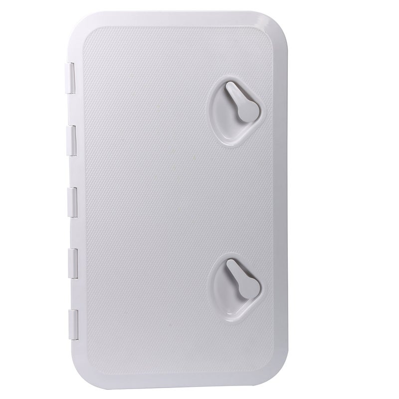Amarine Made Boat Hatch 24" X 14", 180 Degree Lid Hinge Boat Deck Hatch, Marine Hatch with Non Slip Surface, Sturdy Construction Boat Access Hatch & Lid, Weatherproof and Easy to Install, White - Image 5