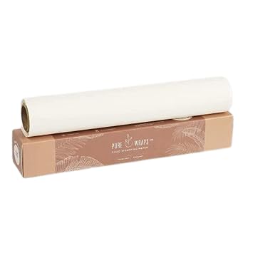 PureWraps Food Wrapping PaperPureWraps Food Wrapping Paper Roll | Oil Proof, Reusable Paper Wrap for Food | Roti, Paratha & Sandwich Paper | Pack of 4 - Image 3