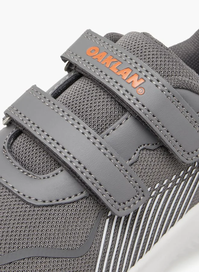 Oaklan by Shoexpress Boys Pull Tab Detail Sports Shoes with Hook and Loop Closure