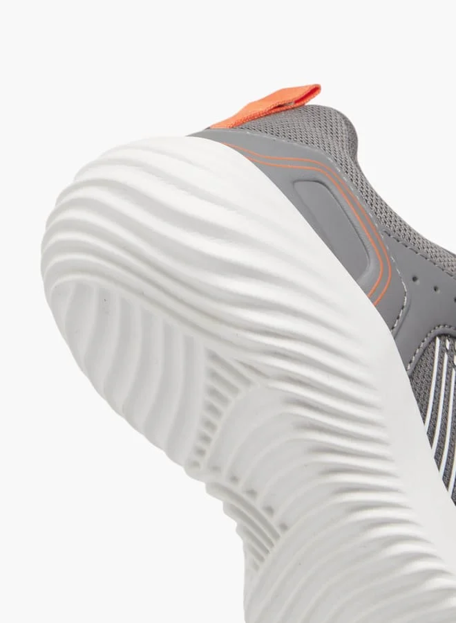 Oaklan by Shoexpress Boys Pull Tab Detail Sports Shoes with Hook and Loop Closure