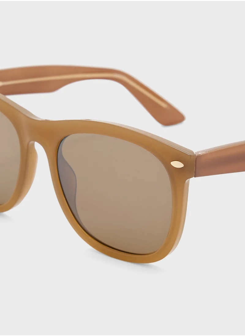 Ginger Polarized Wayfarer Sunglasses