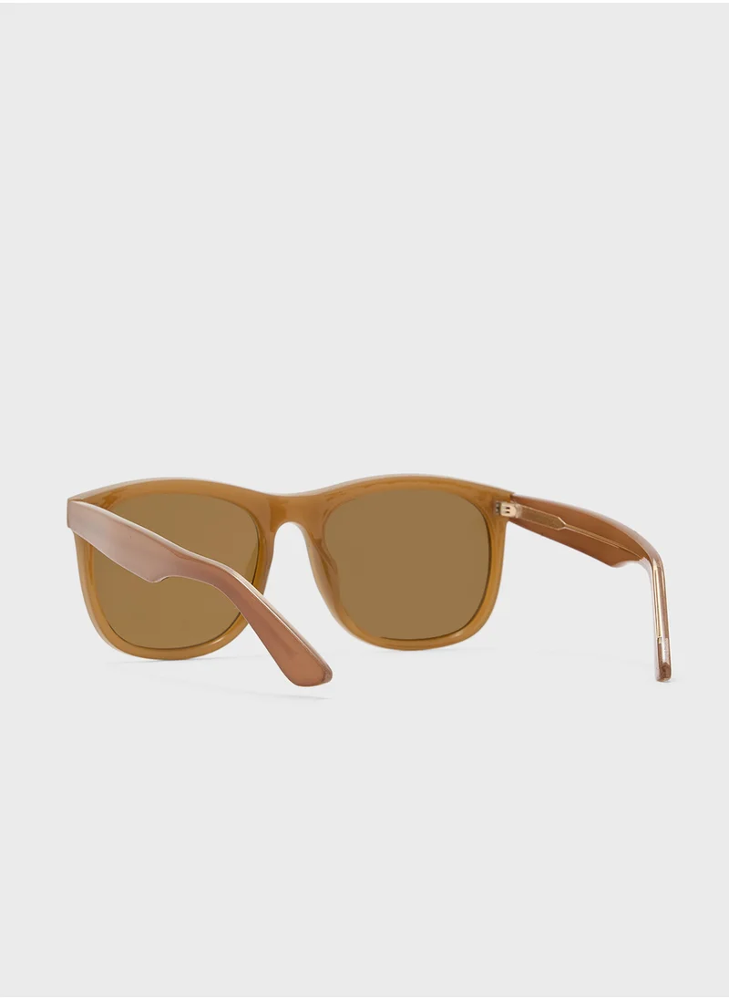 Ginger Polarized Wayfarer Sunglasses