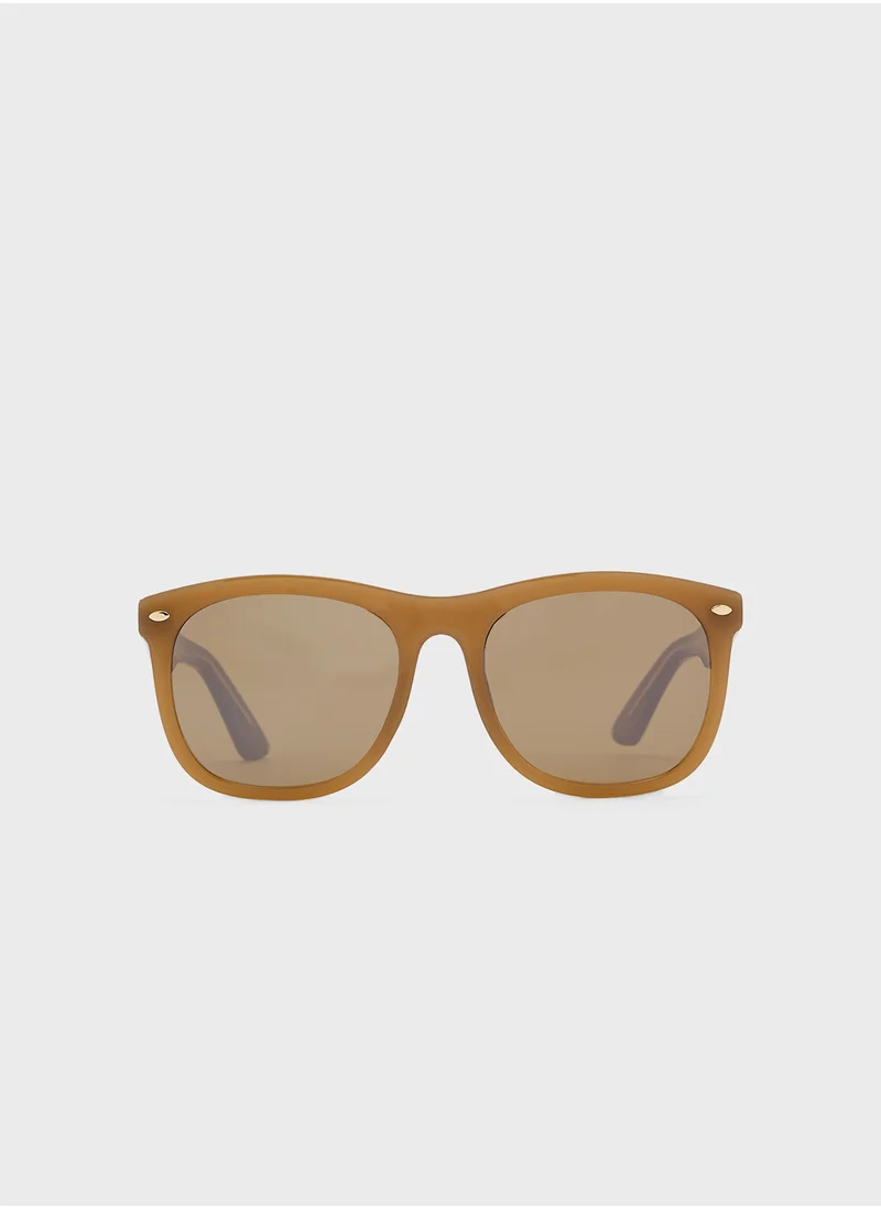 Ginger Polarized Wayfarer Sunglasses