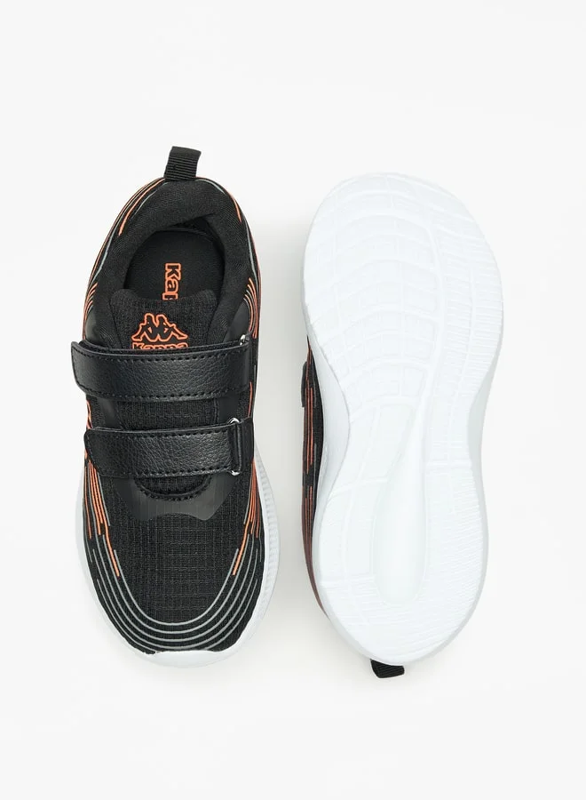 Kappa Boys' Logo Detail Sports Shoes with Hook and Loop Closure