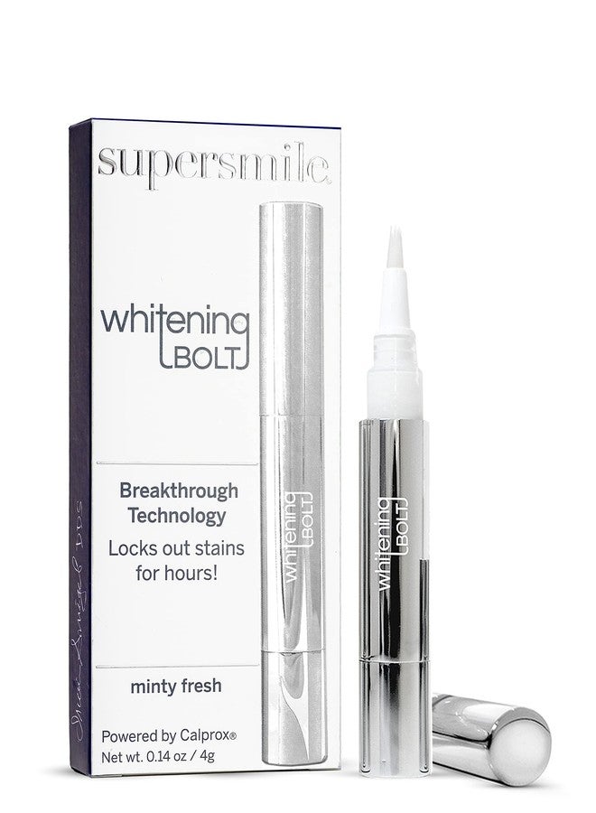 Supersmile Whitening Bolt - Teeth Whitening Pen - Stain Remover & Teeth Whitener w/Sealant Protector - Minty Fresh - Image 1