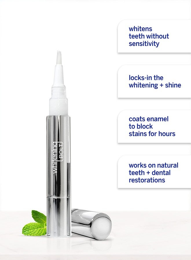 Supersmile Whitening Bolt - Teeth Whitening Pen - Stain Remover & Teeth Whitener w/Sealant Protector - Minty Fresh - Image 4
